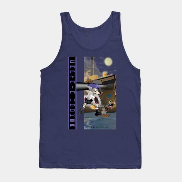 Captain Hooker - Burning Pearl Tank Top by tyrone_22